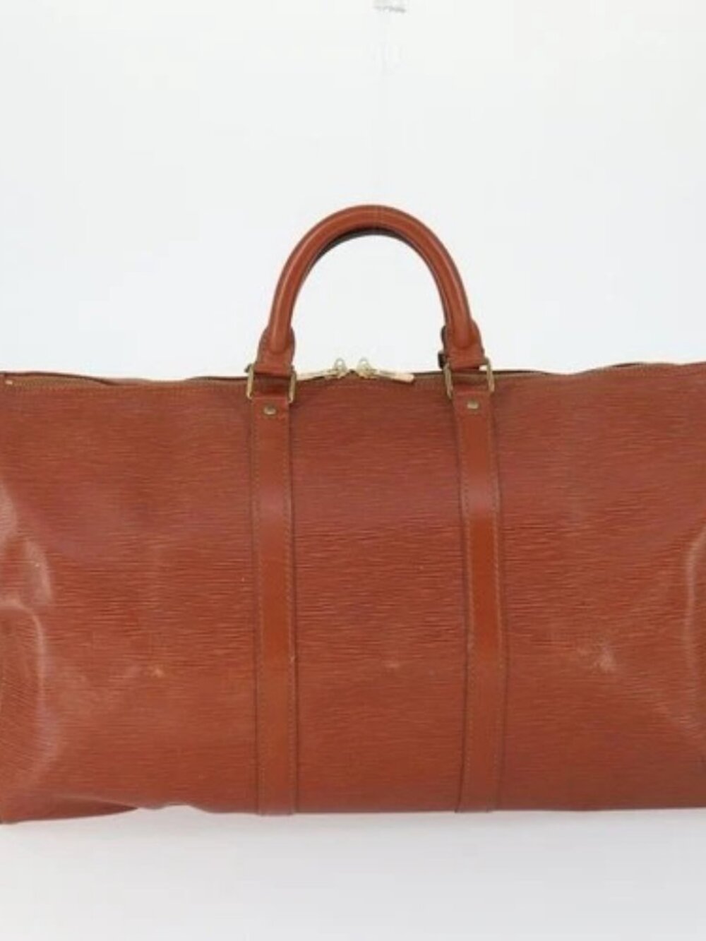 LOUIS VUITTON Epi Monogram Shoulder Strap Boston Bag 2 Set Brown LV Auth bs32354 - Picture 2 of 14